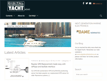 Tablet Screenshot of digitalyacht.net